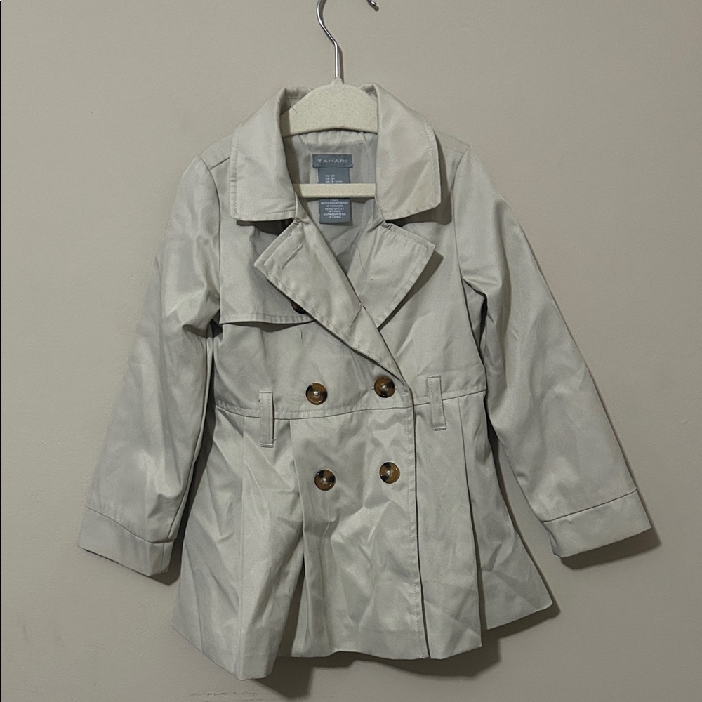 Tahari Beige Trench Coat